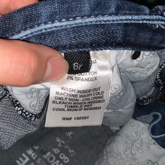 Express Bootcut Low Rise Jeans - Picture 2 of 7